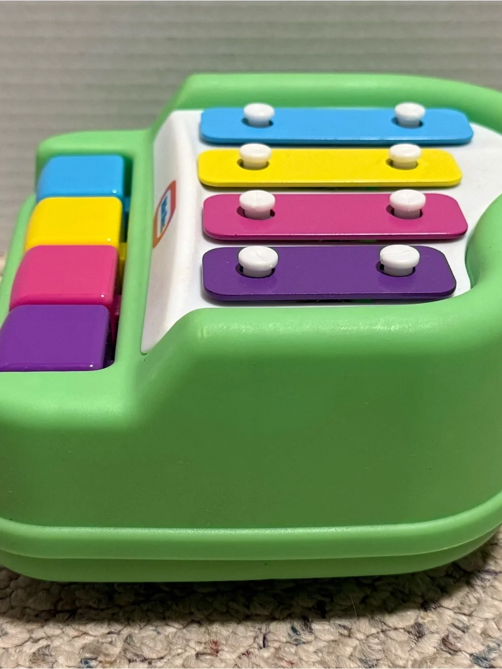 Little Tikes Tap A Tune Piano Xylophone Music Pastel Keys Green Grand Style